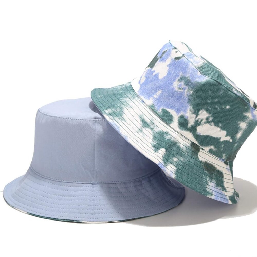 Unisex Print Double-Side-Wear Reversible Bucket Hat - Picture 2 of 3